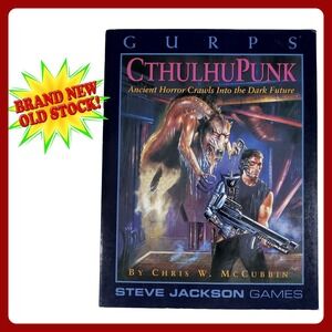 Steve Jackson Games GURPS CthulhuPunk RPG Sourcebook New